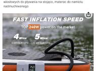 Grajewo ogłoszenia: Pompka akumulatorowa CYCPLUS 20PSI do desek wiosłowych -... - zdjęcie