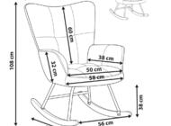 Grajewo ogłoszenia: Sprzedam nowy fotel bujany. 
Fotel taki jak na zdjęciu ( ten... - zdjęcie
