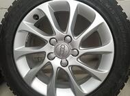 Grajewo ogłoszenia: Sprzedam ładne zadbane alusy z oponami do Audi 5x112 R16 opony... - zdjęcie