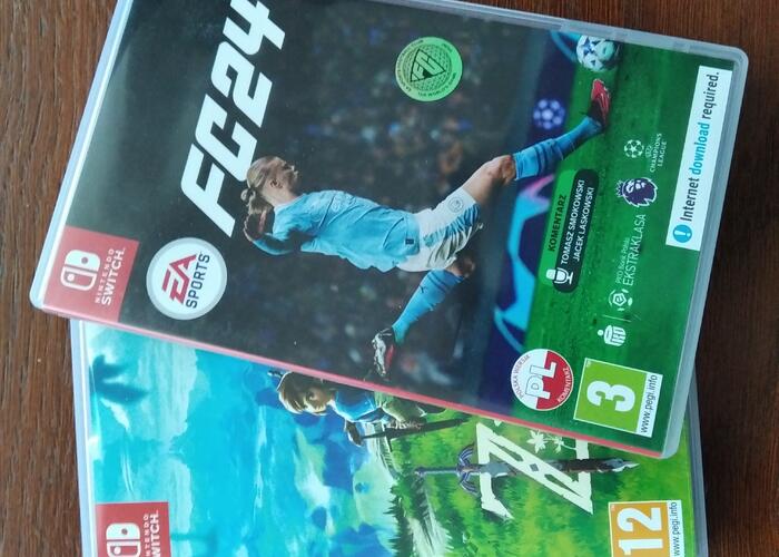 Grajewo ogłoszenia: Gry na Nintendo Switch. Zelda: Breath of the Wild i Fifa 24