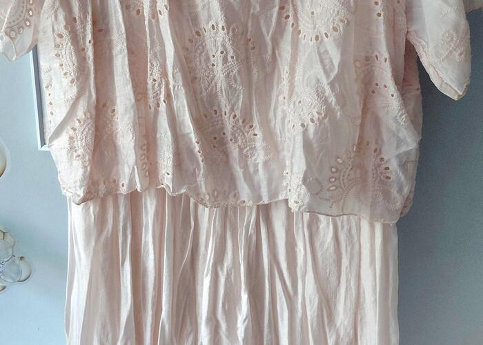 Grajewo ogłoszenia: Nowa sukienka na komunie i inna imprezke gora azurkowa luźna nie...