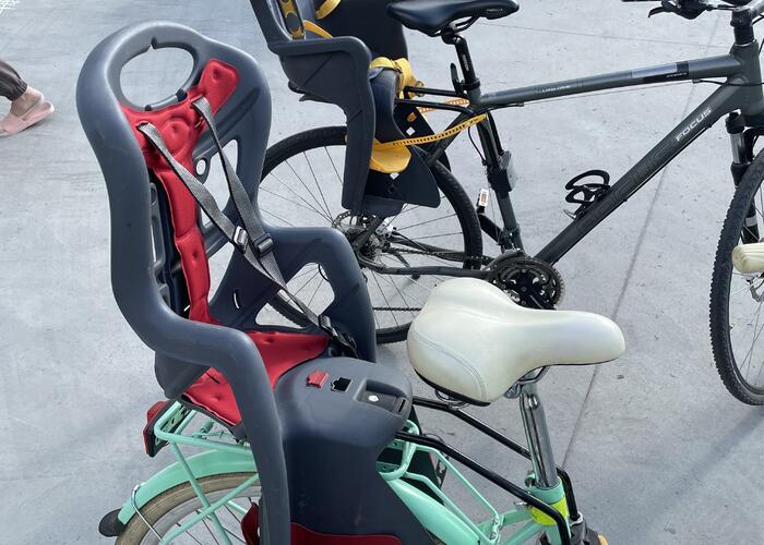 Grajewo ogłoszenia: Sprzedam dwa foteliki rowerowe dla dzieci, stan idealny używane...