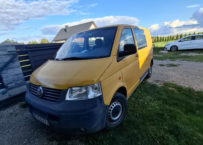 Grajewo ogłoszenia: Sprzedam Wolkswagena T5 1.9 tdi 105 km 2003 r. w ciągłej...